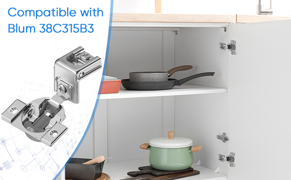 55pcs Door Hinge shims Restrictor Clips, 86 Degree Angle