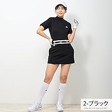 新品　 GOLF ハイネックワンピース　ゴルフウェア ゴルフウェア レディース ワンピース モックネックシャツ