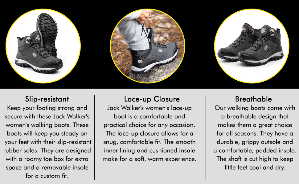 Slip resistant &amp; breathable boots