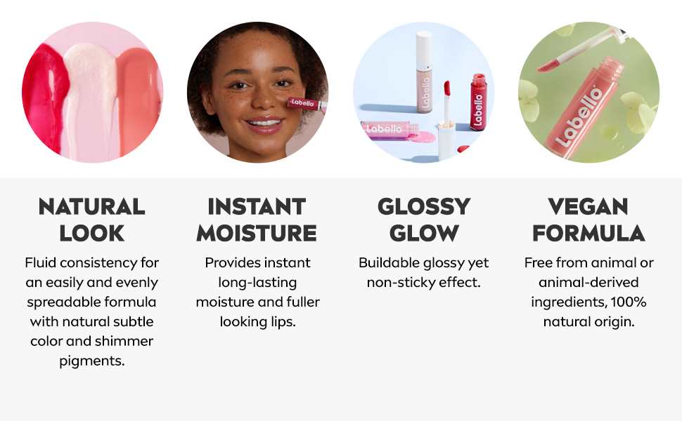 Labello Lip Oil, Moisturising Lip Care, Pink Rock, 5.5 ml Buy Online