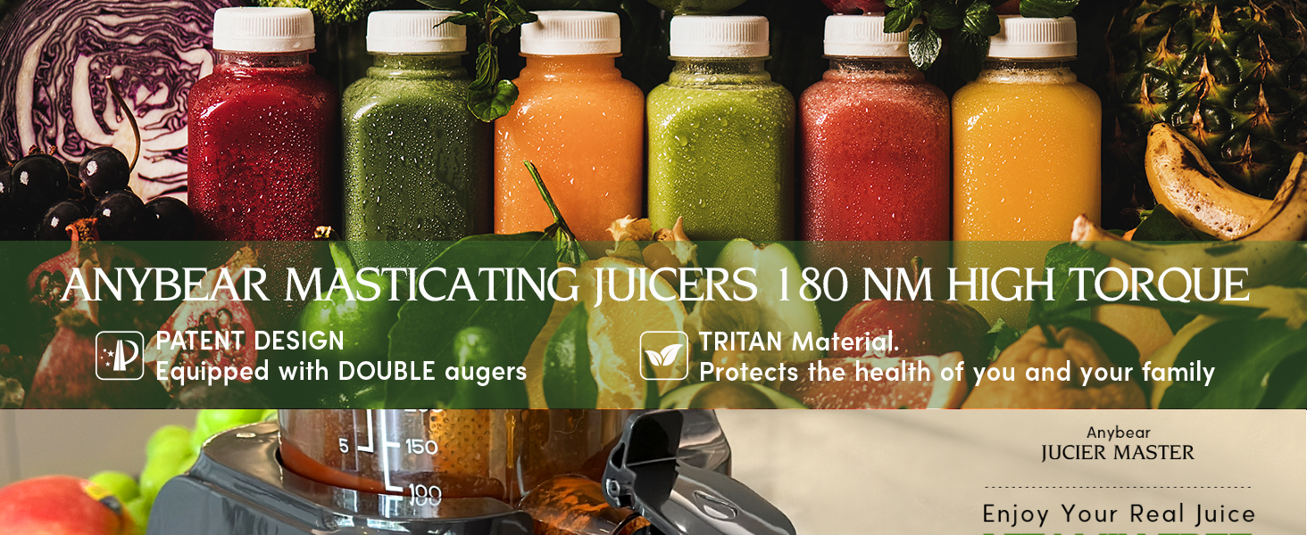 anybear slow juicer juice master