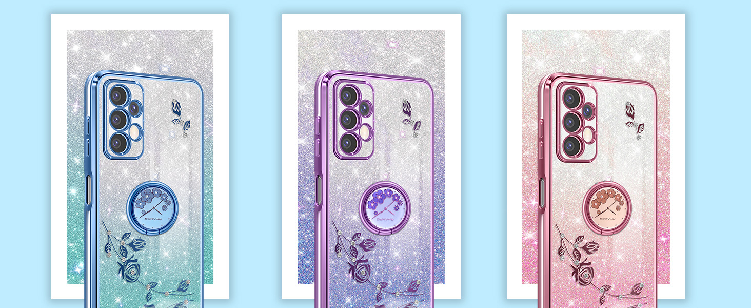 Likiyami for Samsung A32 5G Glitter Case