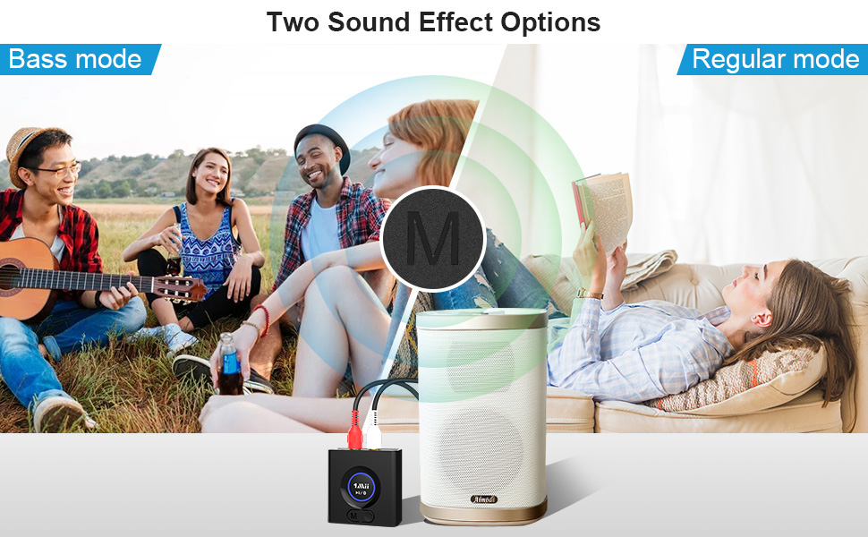 1Mii MiiLink Bluetooth Audio Adapter, Low Latency Wireless Bluetooth 5.