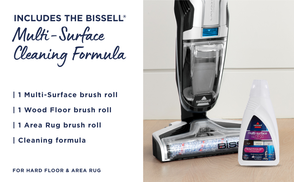 BISSELL CrossWave Cordless Advanced Pro (25825), 3 in 1 Cordless