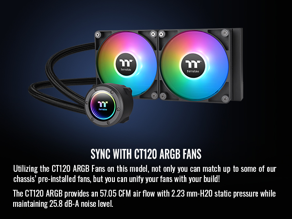 TH240 V2 ARGB Sync CPU Liquid Cooler
