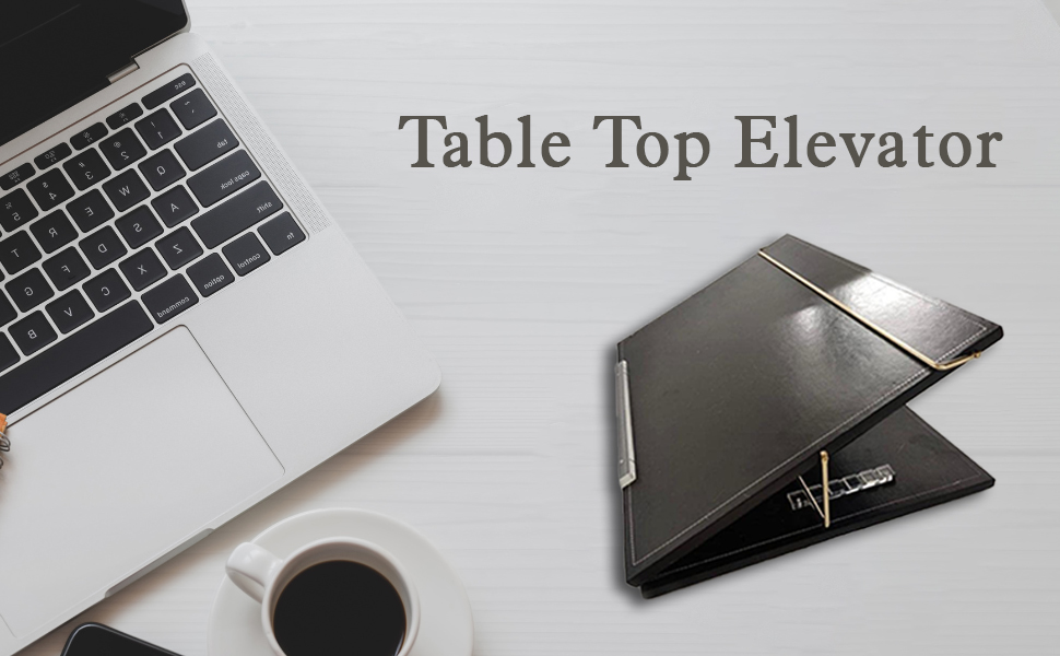 LUVYANSH Writing Table TOP Leather Elevator Desk Small Size (12/16 INCH