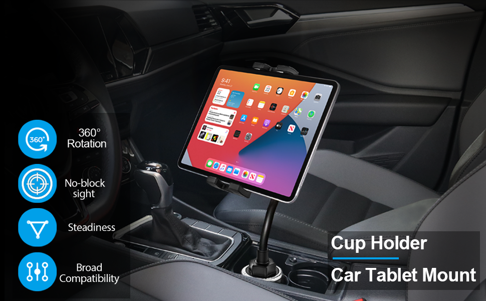 tablet cup holder