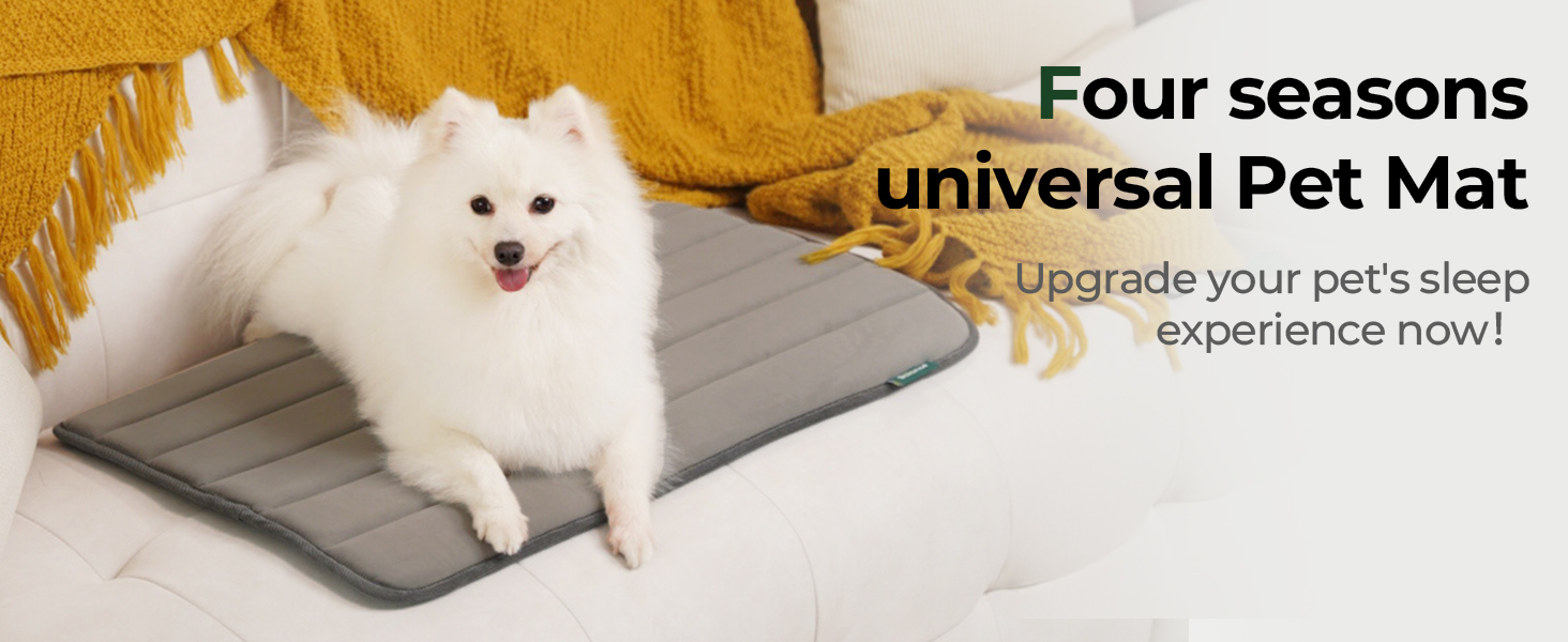 BALANCE Dog Crate Pad, Dog Foam Crate Mat Kennel Pad