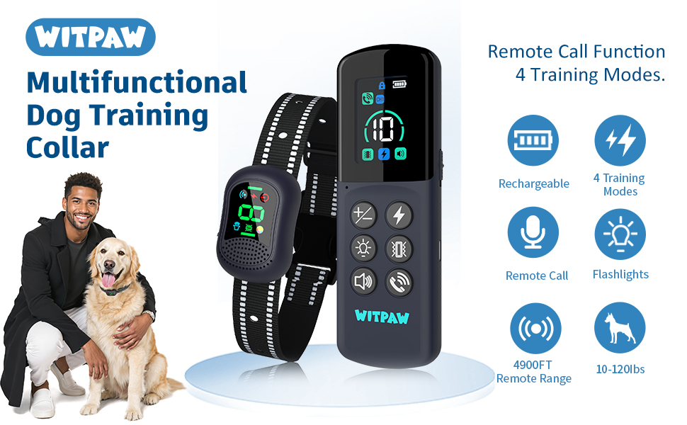 multifunctional dog training collar