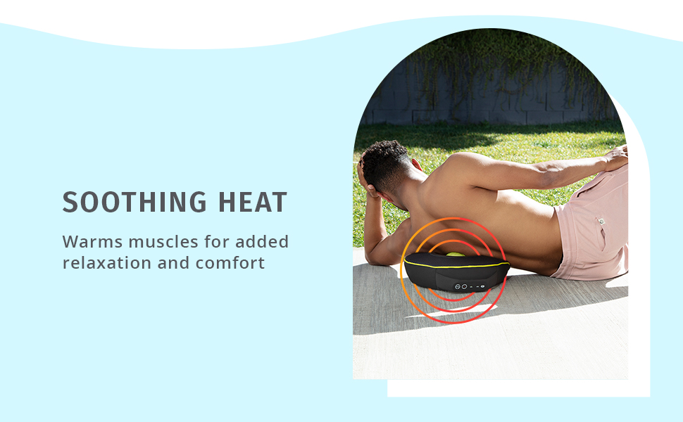 soothing heat for relaxation