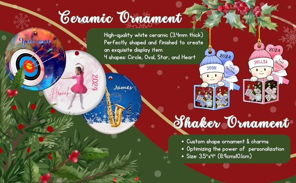 personalized ornament christmas; personalized christmas ornaments; custom ornament christmas tree