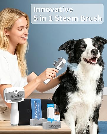 dog steam brush