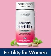 Best Nest Ready Bird Women's Fertility Vitamins, Conception Supplement & Prenatal Multivitamin fo...