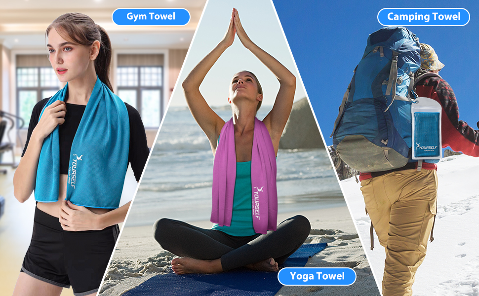 SYOURSELF Cooling Towels for Hot Weather,40"X12" Cooling Towels for