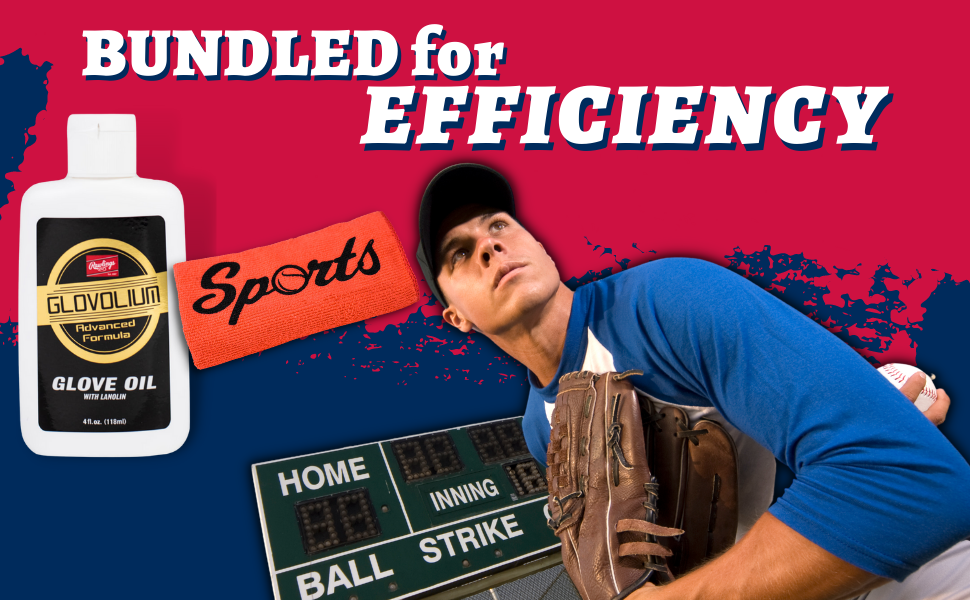 Glovolium Baseball Glove Oil Breakin Kit (Softball