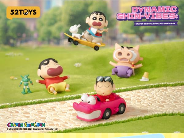 Amazon.com: 52TOYS Crayon Shinchan Dynamic Shin-Vibes, 1PC