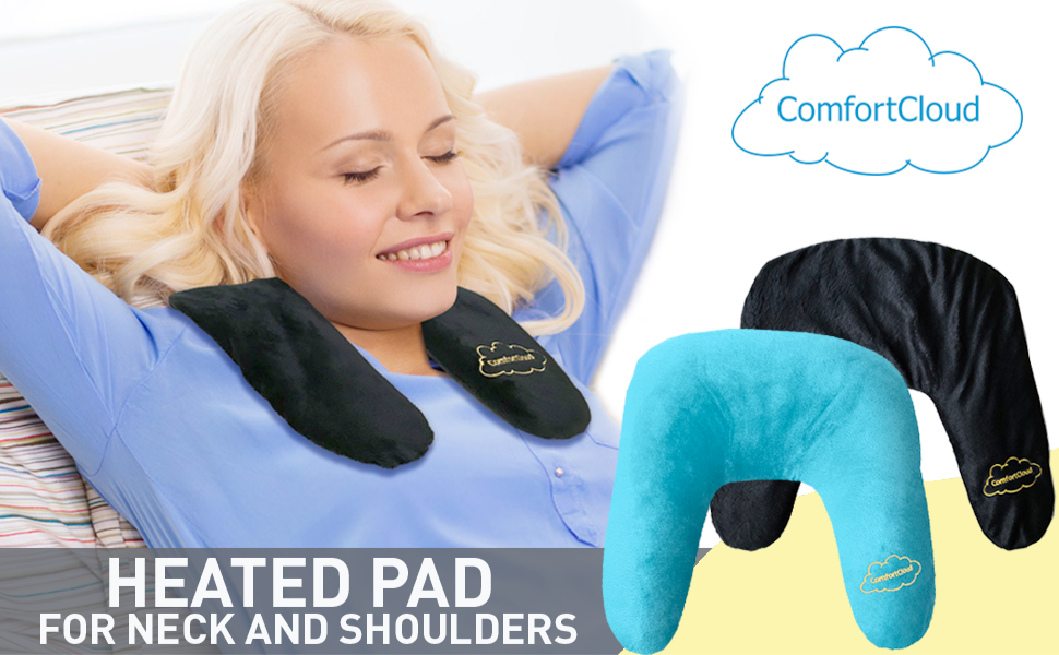 Heating Pad for Neck and Shoulders Microwavable Moist Warming Wrap Hot