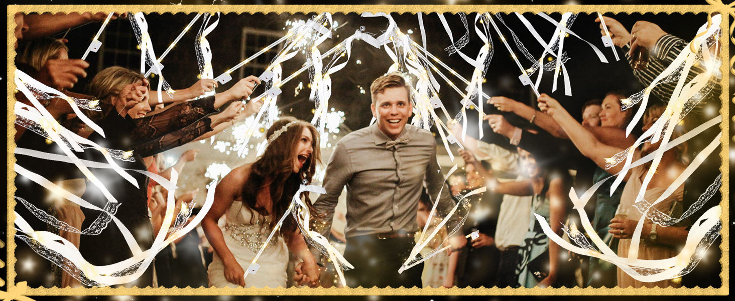 Wedding Wands Streamers