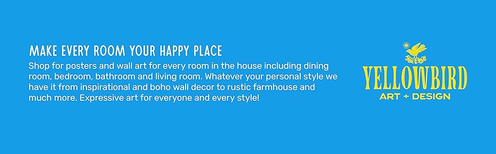 wall posters yellowbird art & design