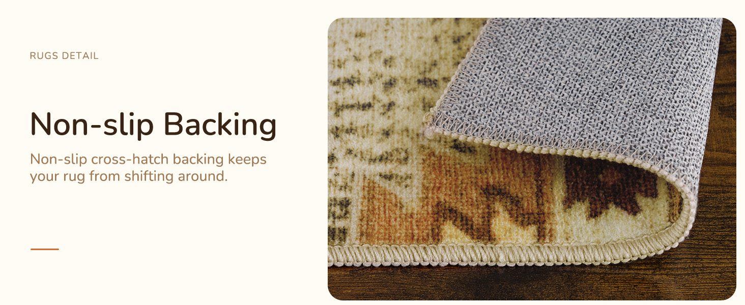 Non-Slip Backing
