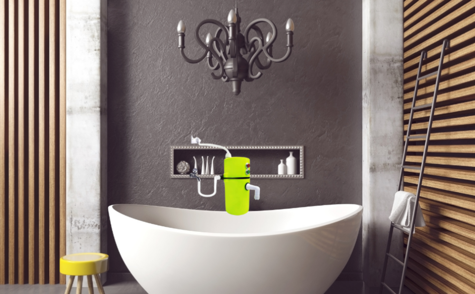 Portable water geyser