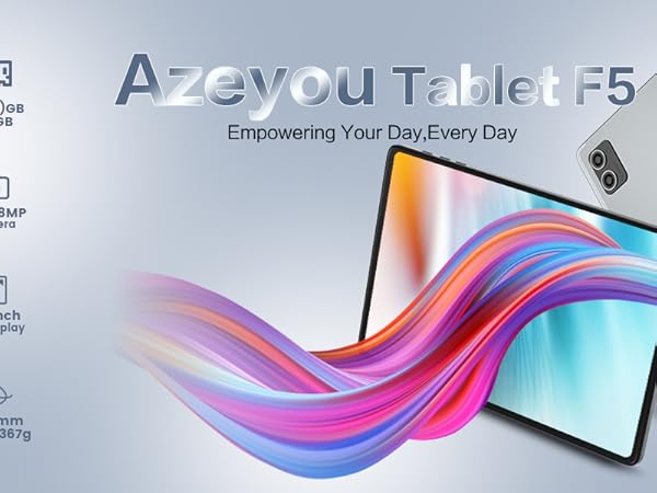 Amazon.com : Azeyou Tablet 10.1 inch, Android 14 Tablet, 8GB