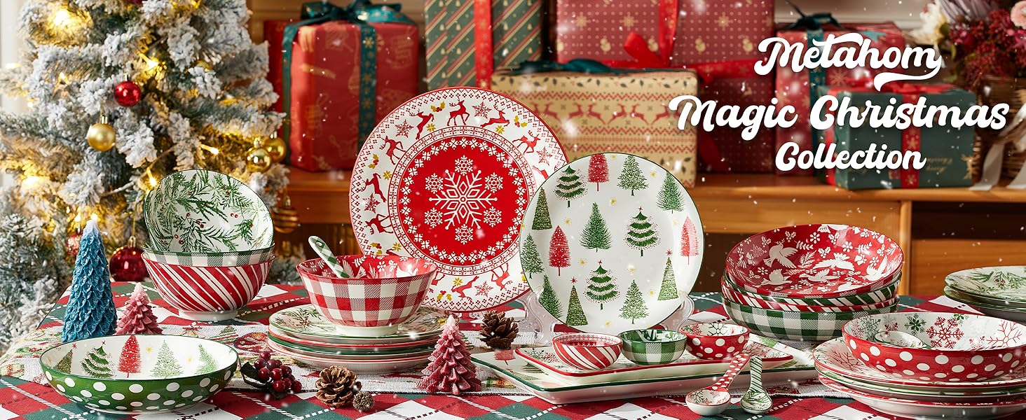 christmas soup bowls
