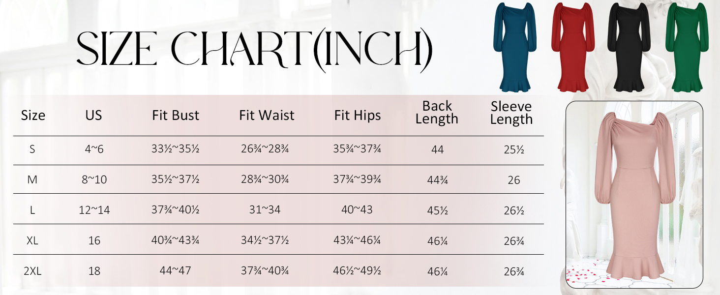 GRACE KARIN mermaid dress