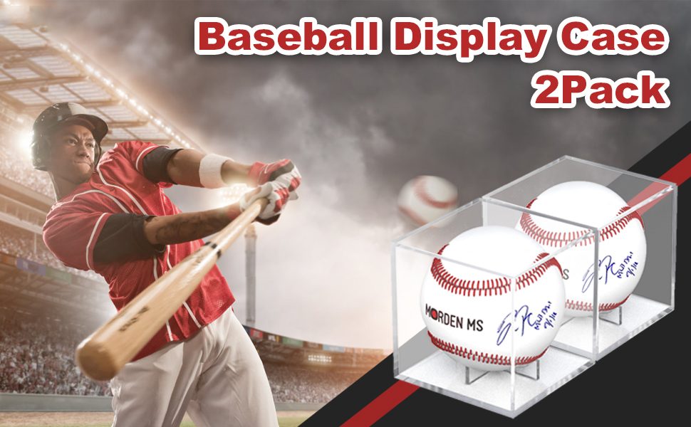 Baseball Display Case Acrylic Cube