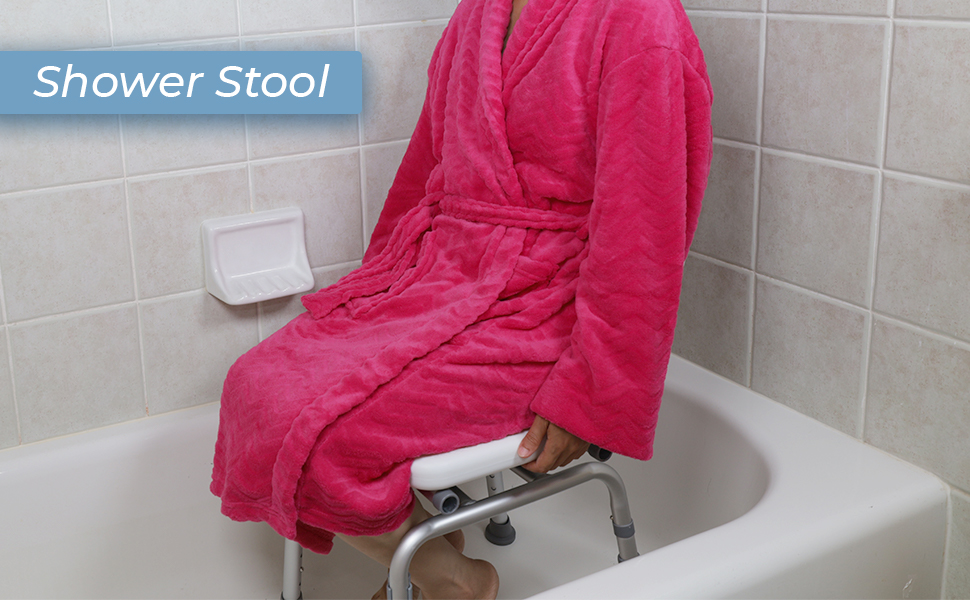 360 Degree Heavy Duty Swivel Shower Chair with Armrests and