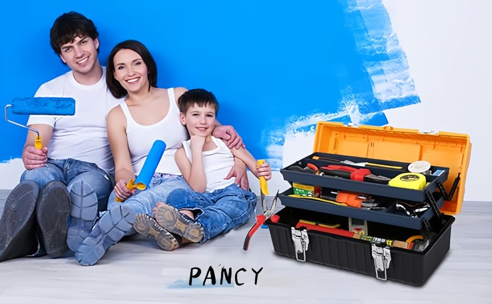 Amazon.co.jp: PANCY 工具箱 ツールボックス 3段式 大容量 工具入れ