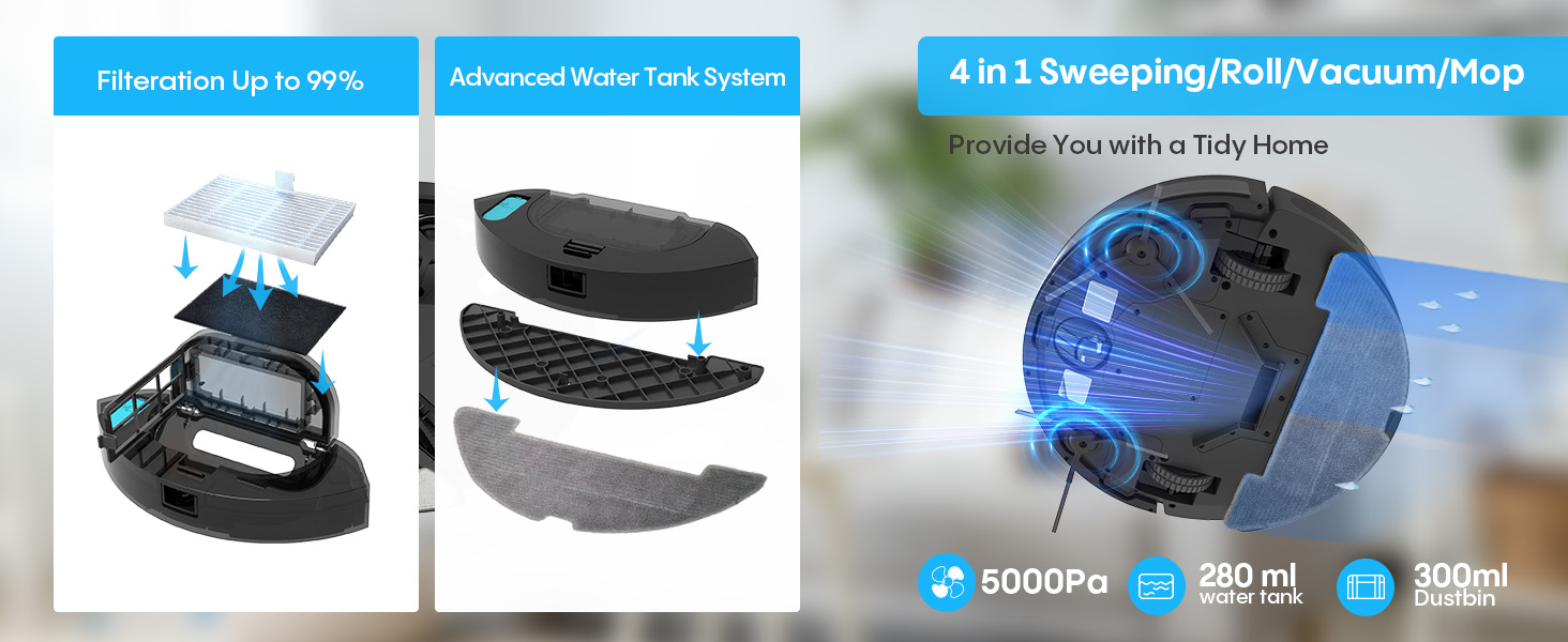 Robot Vacuum and Mop