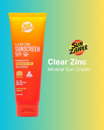 clear mineral zinc oxide sunscreen