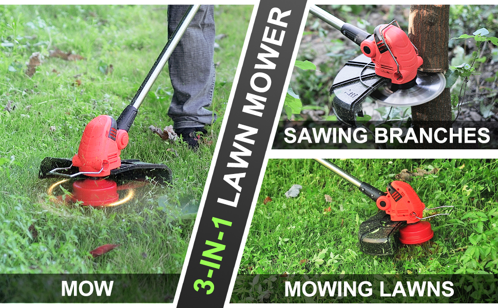 Weed Eater, String Trimmer, Electric Weed Eater with 21V 4