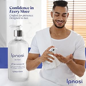 Pheromone body cream, moisturizer men, long-lasting fragrance lotion, Seductive for him, attraction