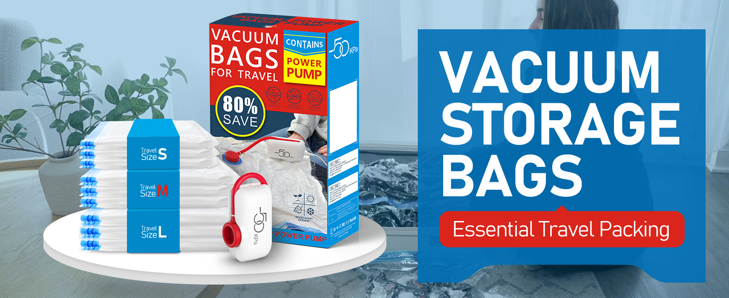 Vacuum storage bags