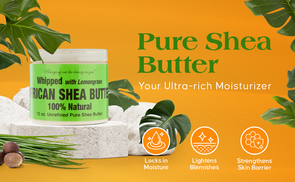 African Shea Butter Whipped Lemongrass