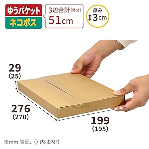 Amazon.co.jp: アースダンボール 段ボール ネコポス B5 厚さ3cm 箱 10