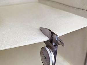 hanging shoe organizer 8-shelf beige