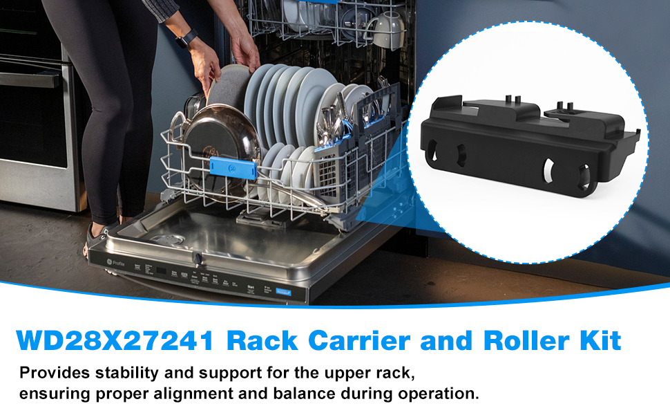 WD28X27241 GE Dishwasher Wheels Lower Rack FOR GE,Hotpoint