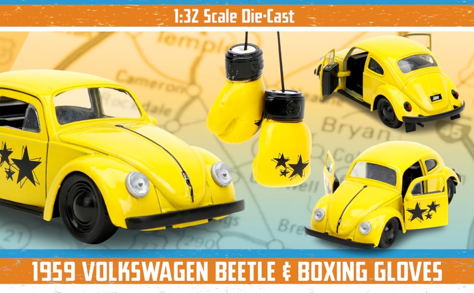 ⭐︎モコ⭐︎ Amazon.com: Punch Buggy 1:32 Scale 1959 Volkswagen Beetle