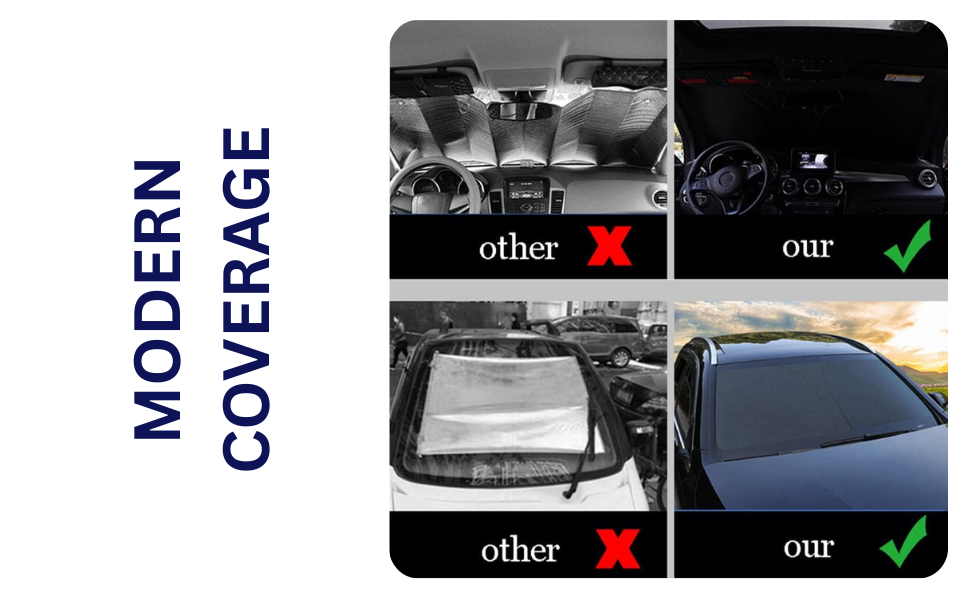 CAR SUNSHADE MODERN COVERAGE