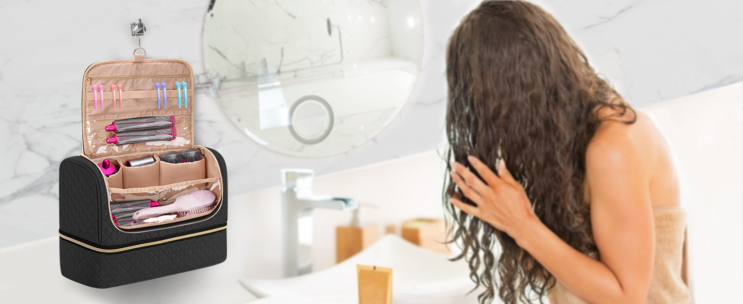 YARWO DoubleLayer Storage Bag Compatible for Dyson Airwrap Styler