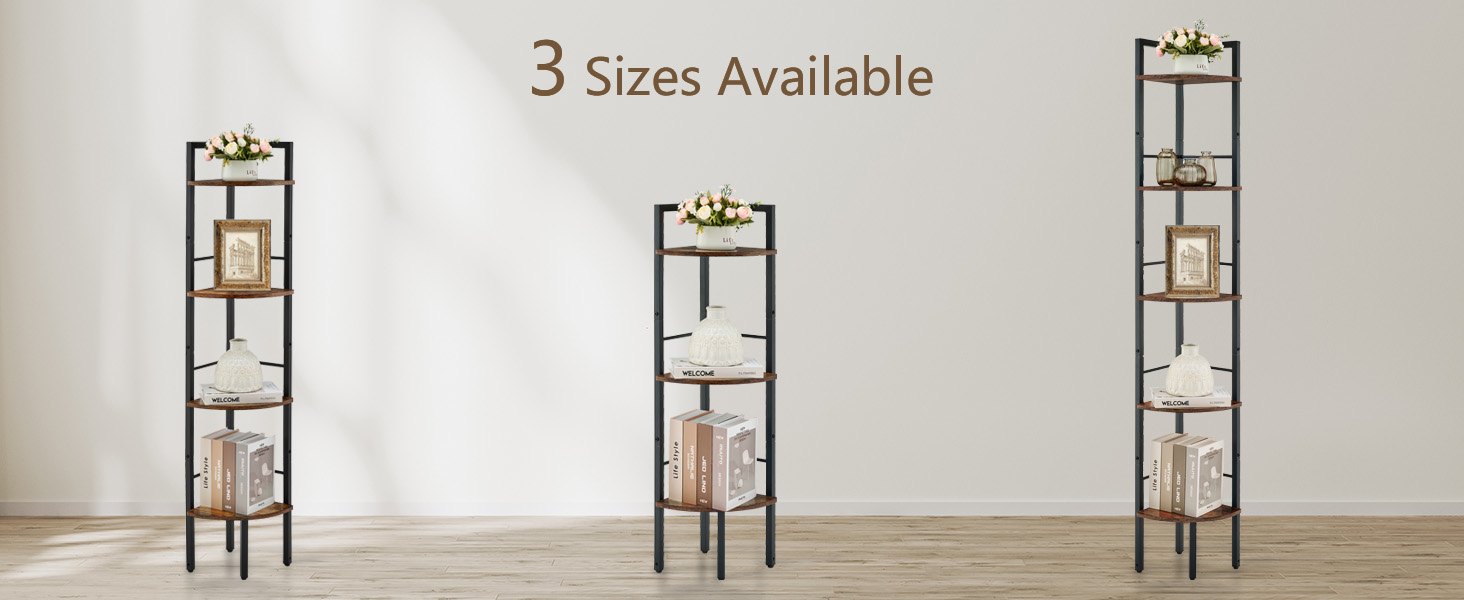 corner display shelf