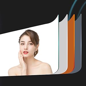 LEDミラー浴室鏡壁掛け洗面鏡 曇り止めかがみバスルームお風呂ミラー