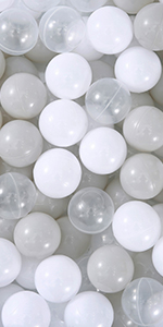 White Light-grey Clear Balls