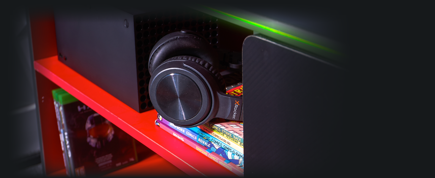 XRocker CarbonTek Black LED TV Unit 4 Shelf Modern Gloss Matte MDF Living Room Media