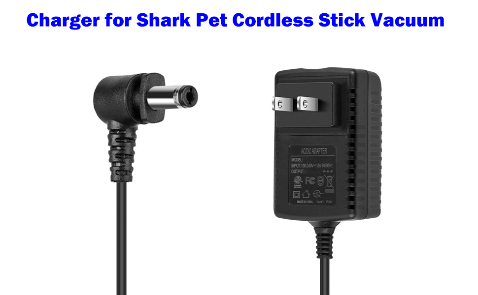 24.8V Charger for Shark IZ362H IZ363H IZ162H IZ163H UZ365H