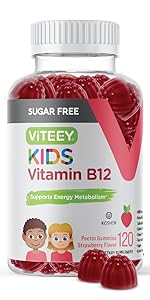 Sugar Free Vitamin B12 Gummies for Kids