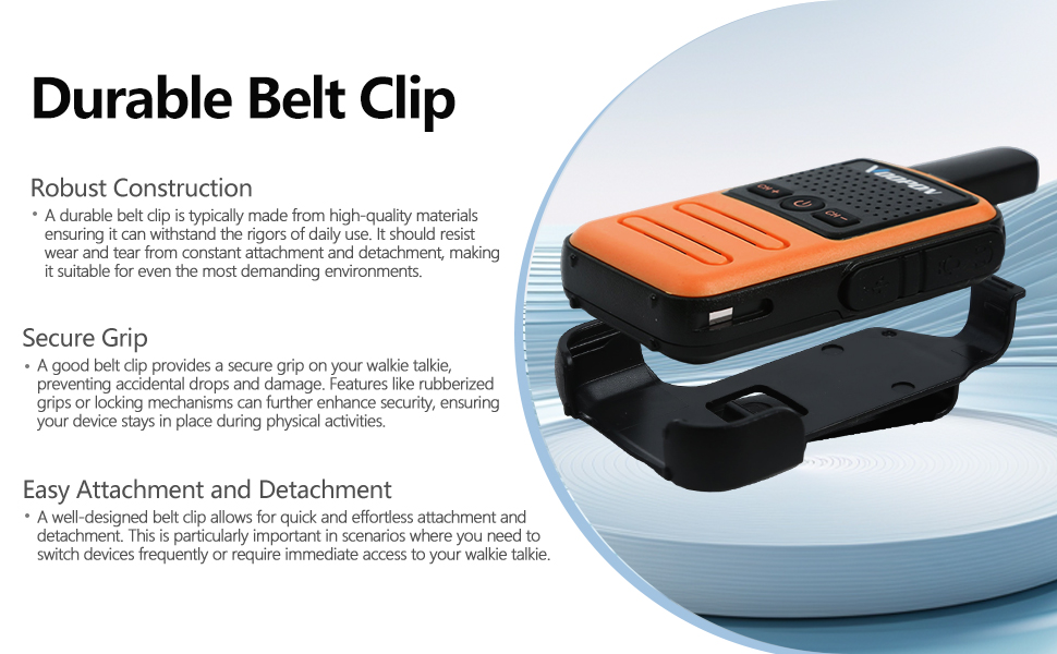 durable belt clip